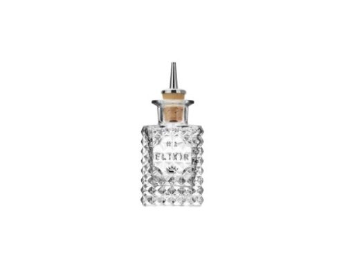 Bouteille d'amer / Bouteille d'amer avec bouchon en acier, Elixir no. 1, 10 cl - Luigi Bormioli