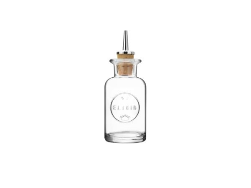 Bouteille d'amer / Dasher avec bouchon en acier, Elixir no. 2, 10 cl - Luigi Bormioli