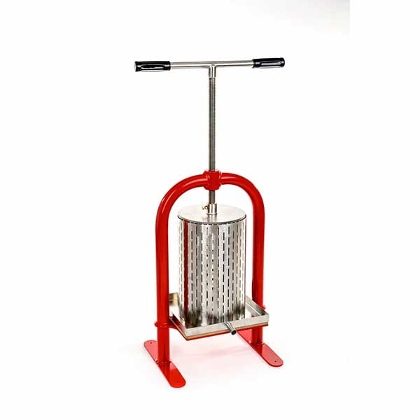 Presse-fruits manuel, inox, 20 L - Apple Press