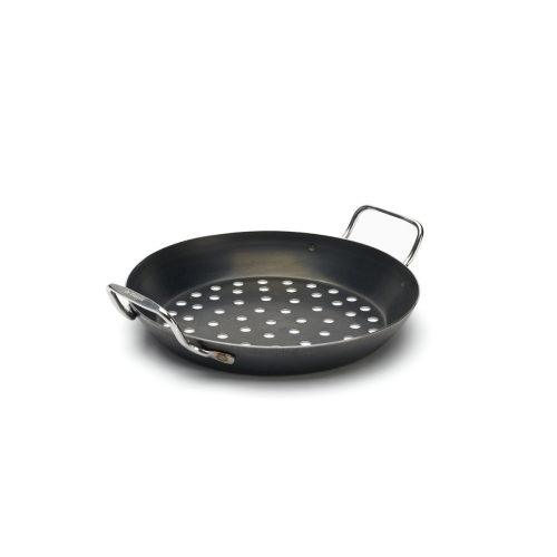 Pan de carbone perforé à griller, Ø28 cm - de Buyer