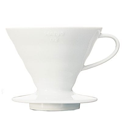 V60 02, Porte-filtre en porcelaine - Hario