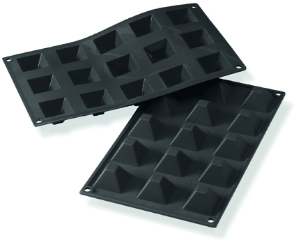 Moule à pâtisserie en silicone, 15 Pyramide
