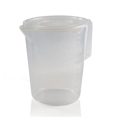 Couvercle pour carafe en plastique avec repères de volume, 6 litres - Martellato