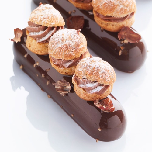 Moule en silicone, Noir, Eclair - Martellato