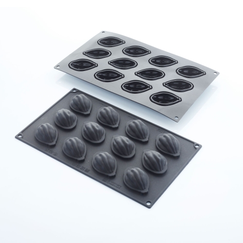 Moule en silicone, noir, mini cacao, 30SIL520 - Martellato