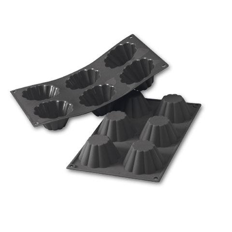 Moule en silicone SF034, Briochette, haut - Martellato