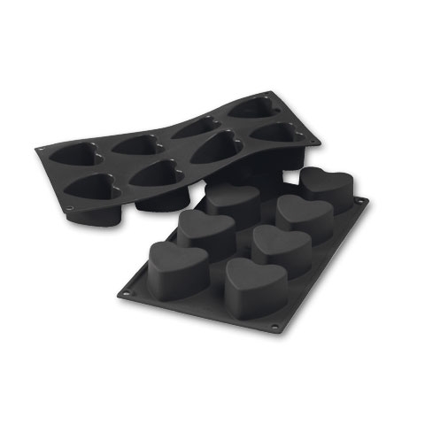 Moule en silicone SF040, Coeur - Martellato
