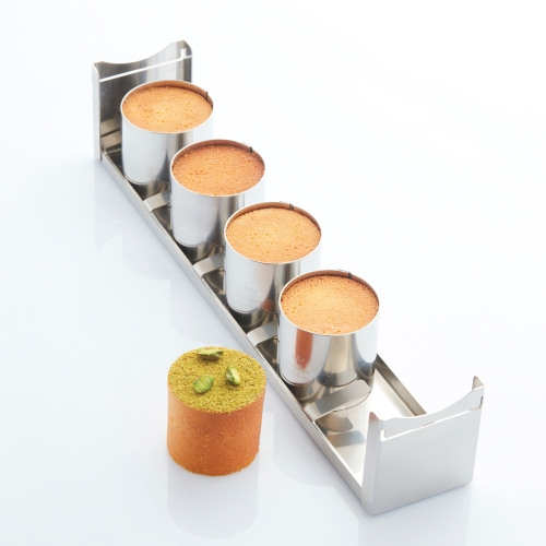 Moule à pâtisserie, Set de moules avec 5 x Mini Cylindre - Martellato