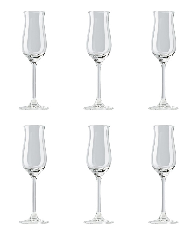 Verres à grappa, Thomas DiVino, 6 pièces