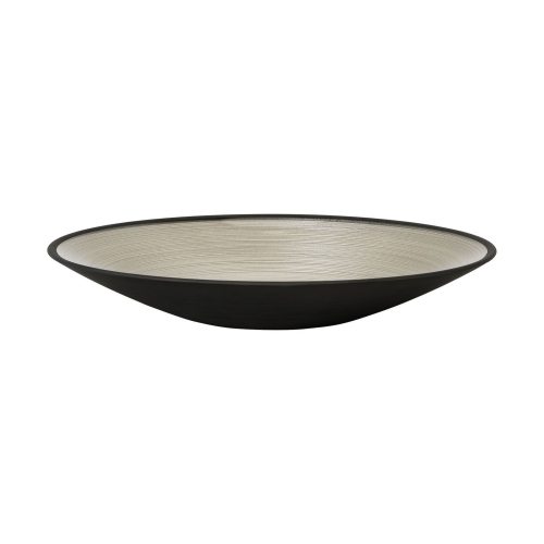 Plat en verre soufflé à la bouche, 31 cm, Noir - Rosenthal