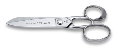 Ciseaux de cuisine en acier inoxydable, Professional - 3 Claveles - 20 cm