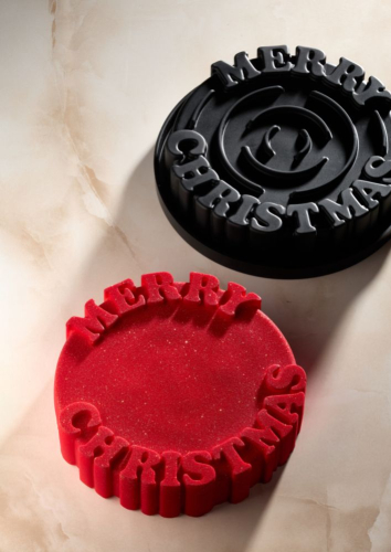 Moule à pâtisserie en silicone KE097S, Merry Christmas - Pavoni