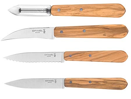 Coffret de couteaux en quatre parties, Olivier, Les Essentiels - Opinel