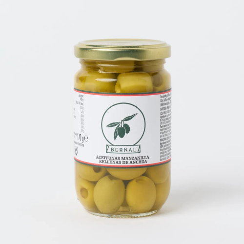 Olives Manzanilla Dénoyautées, 150 g - Bernal