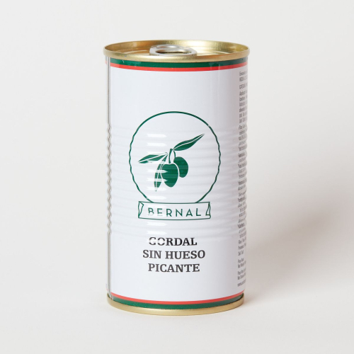 Olives Gordal Dénoyautées, Picante, 150 g - Bernal