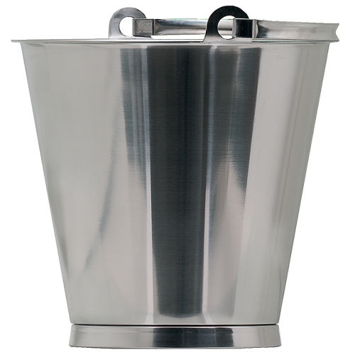 Seau en acier inoxydable avec bande de fond, résistant aux acides, 15L - Jonas of Sweden