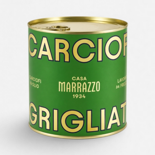 Artichauts Grillés en Morceaux, Carciofi Grigliati, 750 g - Casa Marrazzo