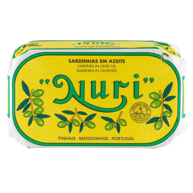 Sardines à l'huile d'olive, 125g - Nuri