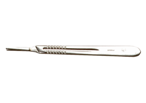 Manche de bistouri en acier inoxydable