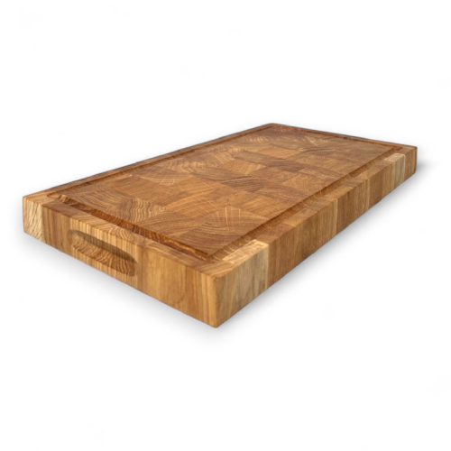 Planche d'extrémité en chêne, 45x25x4 cm - AT-Line