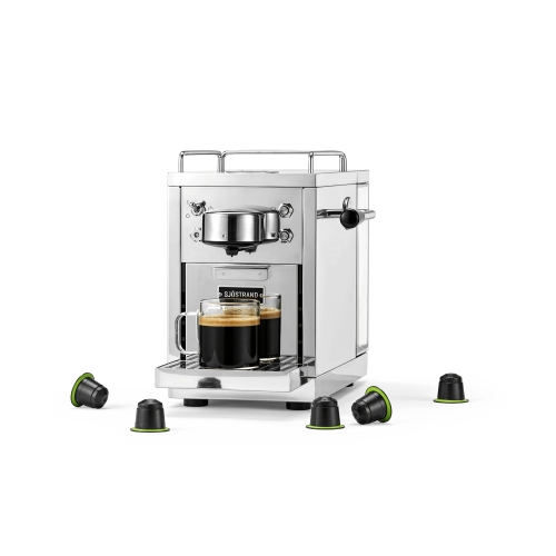 Machine à capsules, La machine à capsules expresso originale, acier inoxydable - Sjöstrand