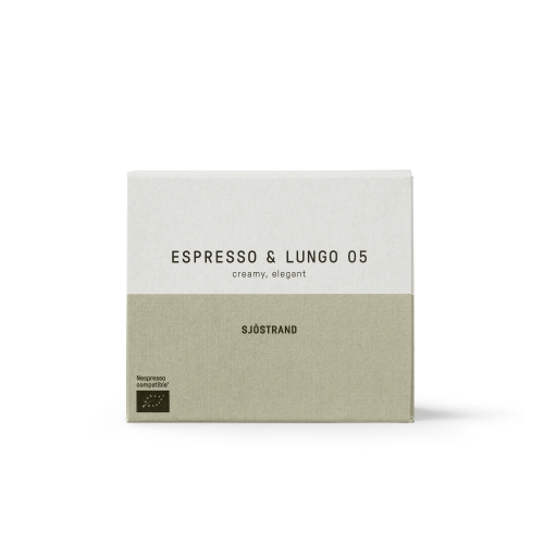 Capsules de café, Espresso & Lungo 05, paquet de 10 - Sjöstrand
