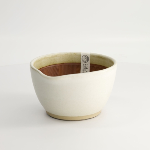 Mortier japonais, Suribachi, blanc 15,5 cm