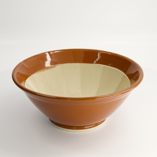 Mortier japonais, Suribachi, brun 27 cm