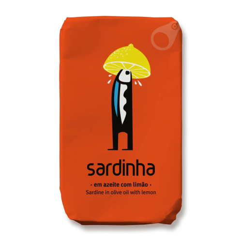 Sardines à l'huile d'olive, Citron, 120 g - Sardinha