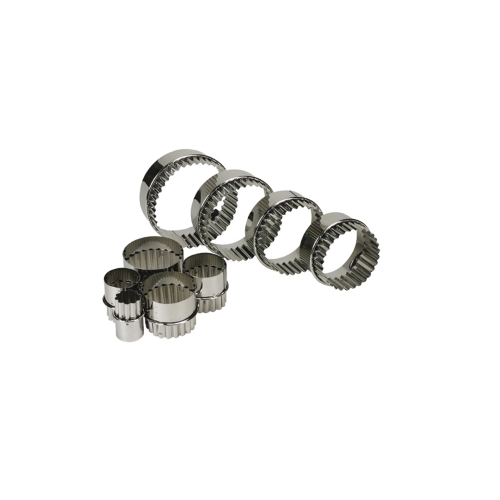 Emporte-pièces double-face, lisses et ondulés, set de 9 pièces - Schneider