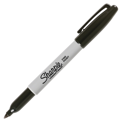 Marqueur, pointe fine, noir – Sharpie