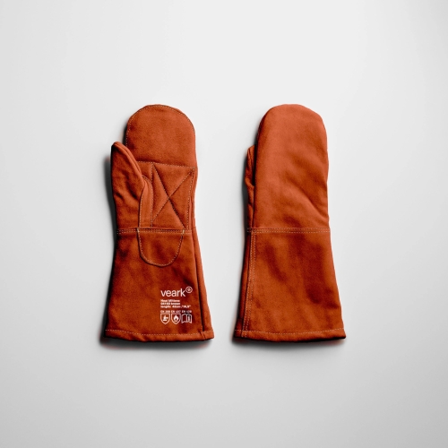 Moufles de four, Marron - Veark