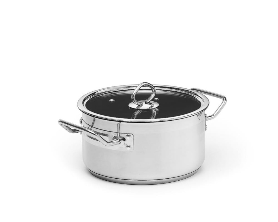 Marmite avec revêtement en inox, avec couvercle - Patina dans le groupe Cuisine / Casseroles et poêles / Casseroles l\'adresse The Kitchen Lab (1069-17449)