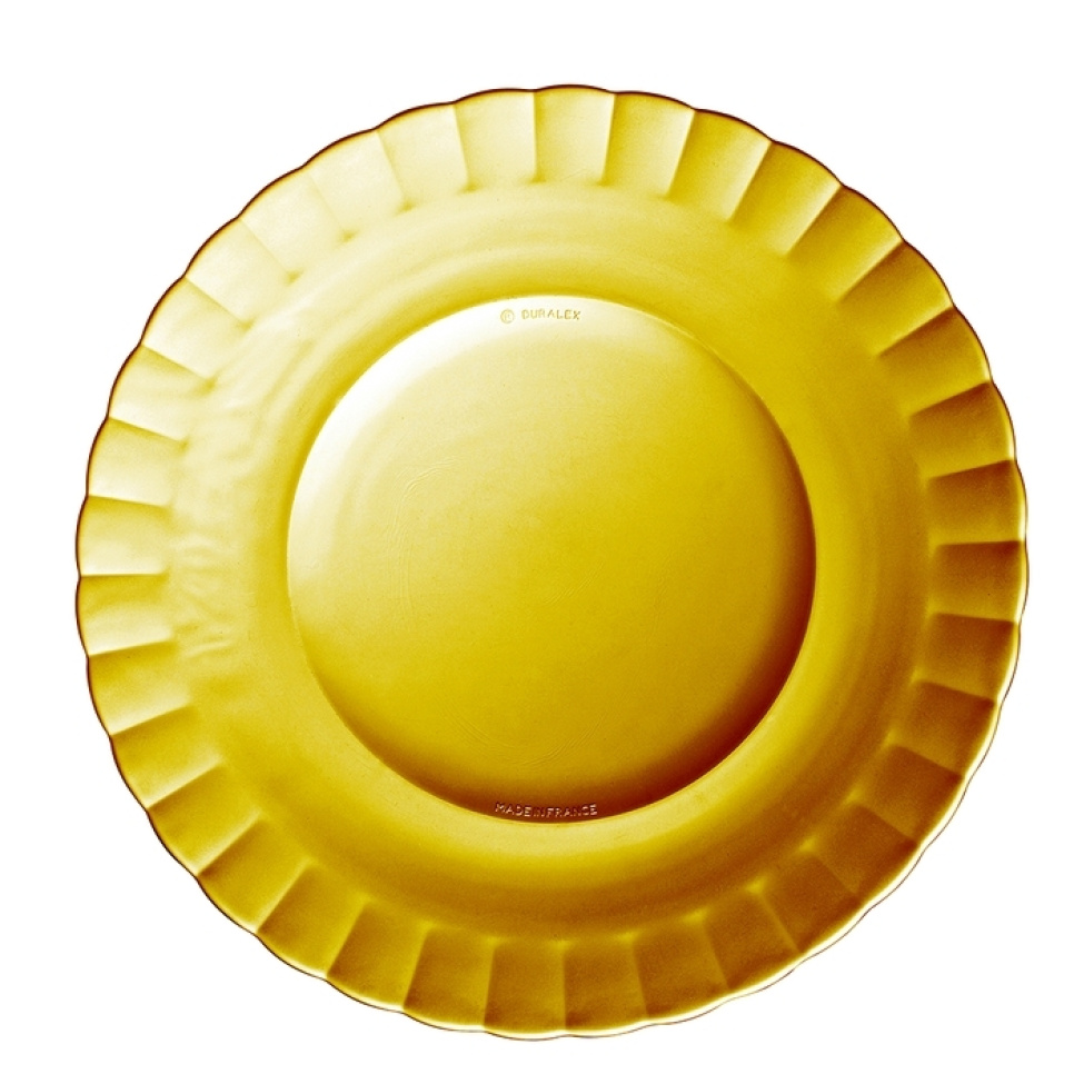Assiette en verre 26 cm, Picardie Ambre - Duralex
