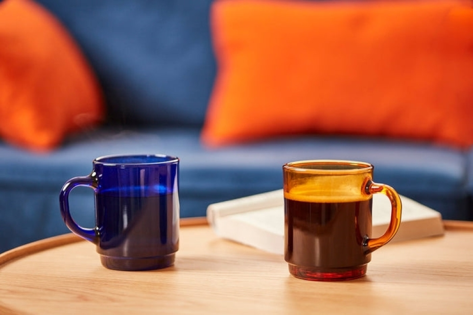 Mug en verre 25 cl, Versailles Amber - Duralex