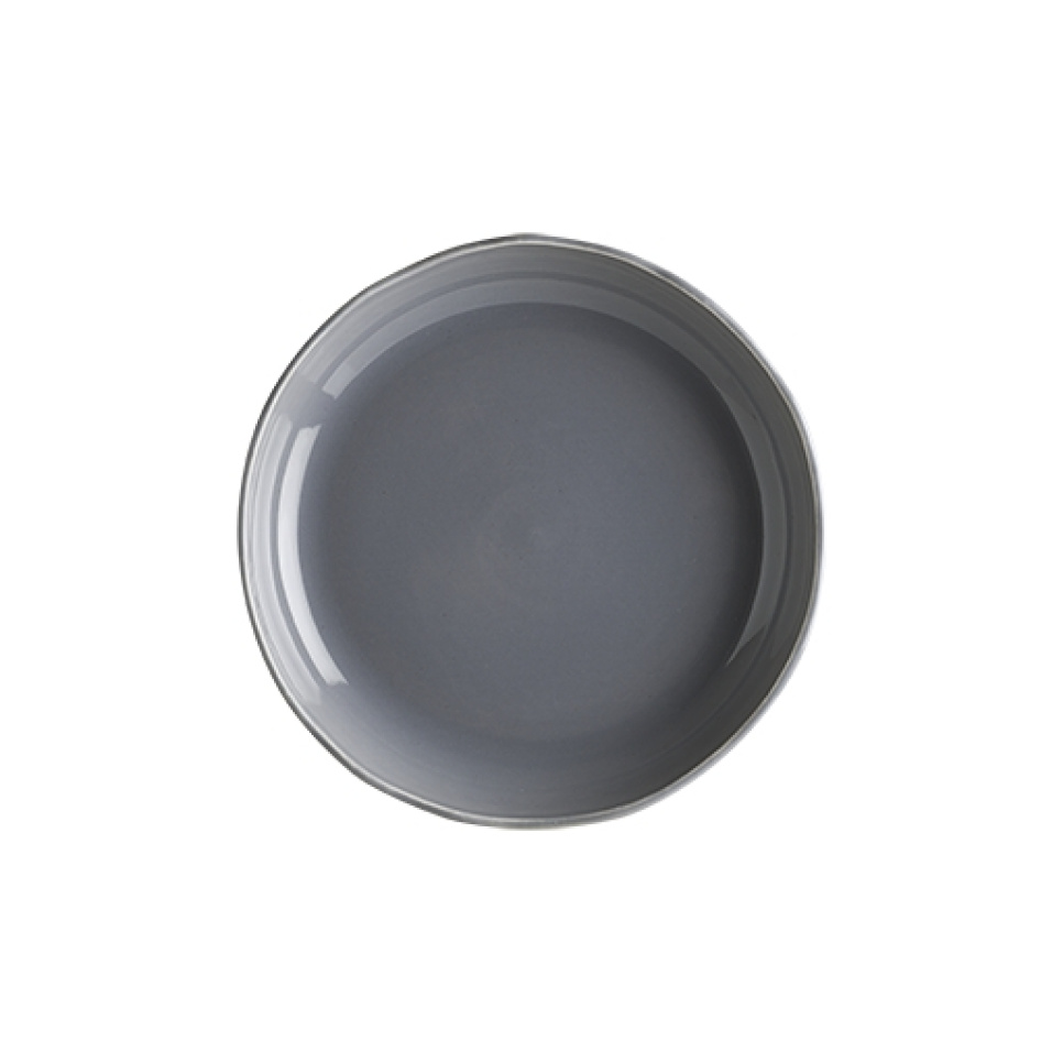 Assiette creuse 23 cm, gris, Cras - Bonna dans le groupe Arts de la table / Assiettes, Bols et Plats / Assiettes l\'adresse The Kitchen Lab (1069-29229)