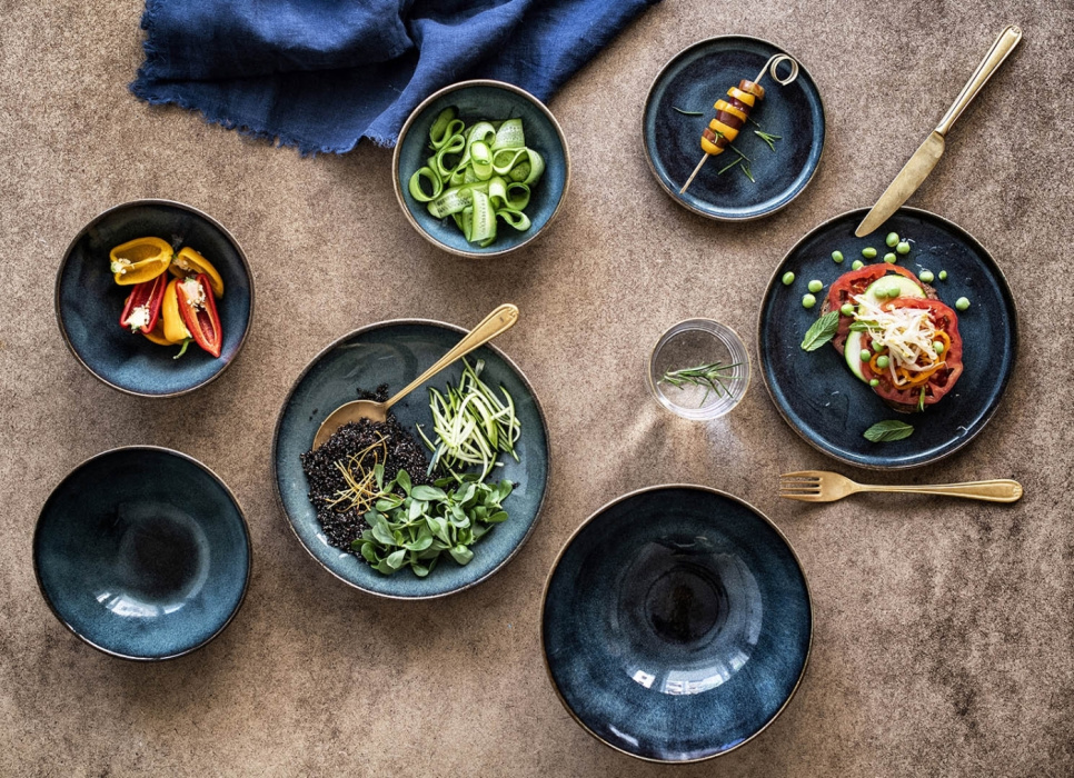 Plat à café 16 cm, Sphere Ocean - Bonna