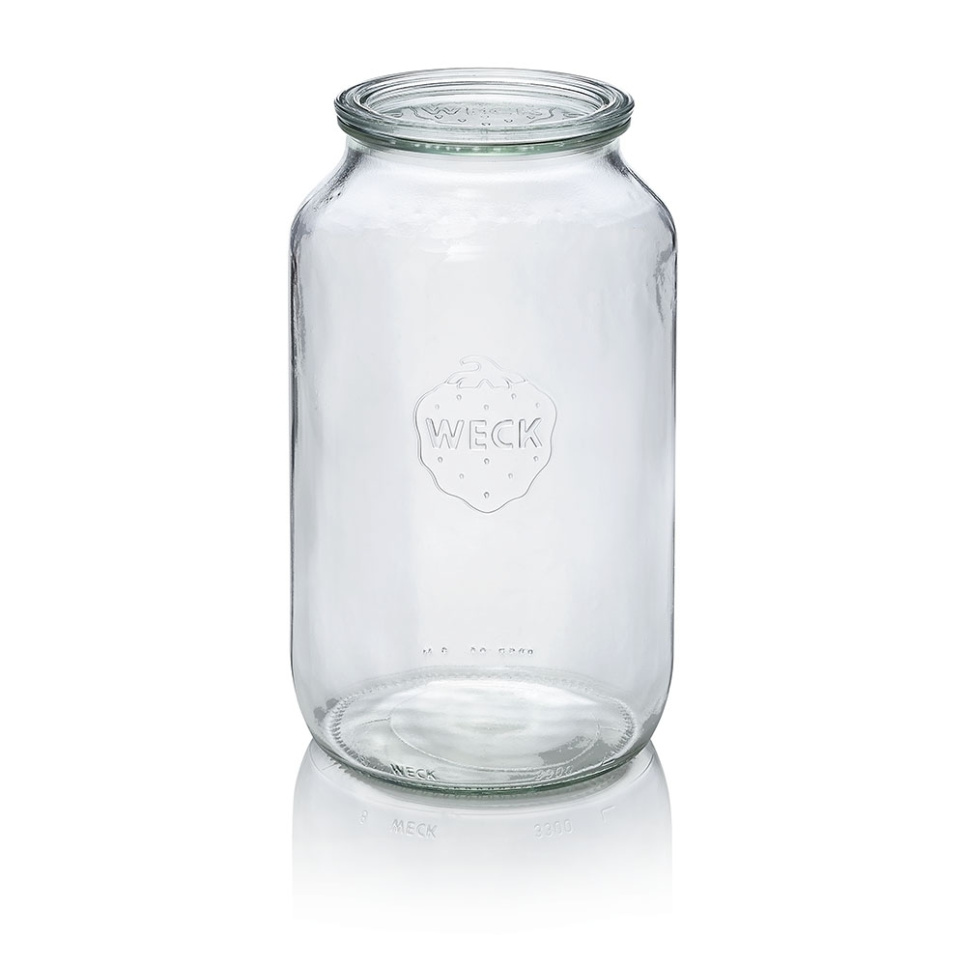 Pot en verre avec couvercle, 300 cl - Weck dans le groupe Cuisine / Ustensiles de cuisine / Bouteilles et bocaux l\'adresse The Kitchen Lab (1069-29302)