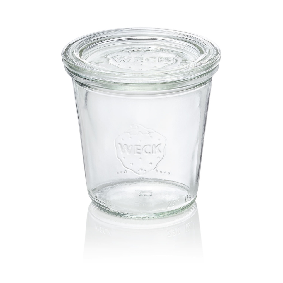 Pot en verre avec couvercle, 29 cl, haut - Weck dans le groupe Cuisine / Ustensiles de cuisine / Bouteilles et bocaux l\'adresse The Kitchen Lab (1069-29304)