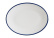 Plat de service 36 x 28 cm, Gourmet Linea Blue - Bonna