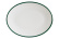 Plat de Service 36 x 28 cm, Moove Linea Green - Bonna