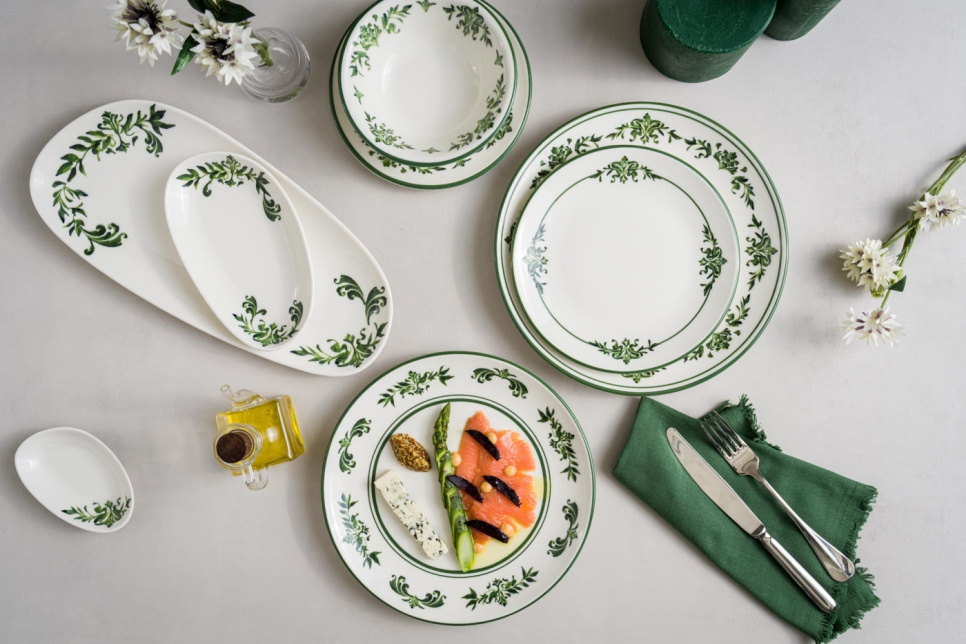Assiette à Pain 19 cm, Lavis Green - Bonna