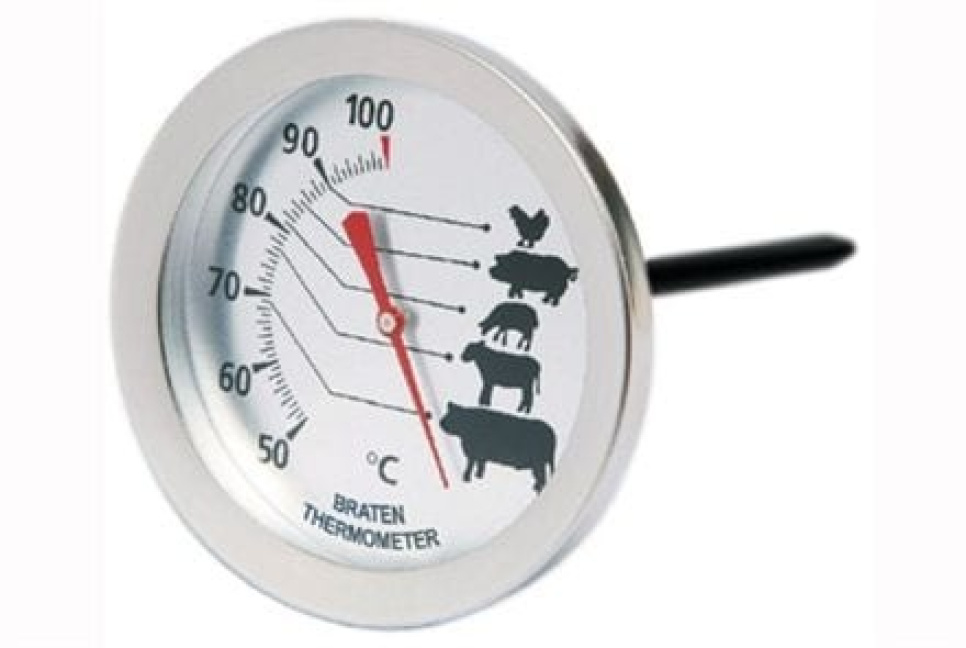 Thermomètre à viande avec illustrations - Mingle dans le groupe Cuisine / Jauges et verres doseurs / Thermomètres de cuisine / Thermomètres à insérer l\'adresse The Kitchen Lab (1070-10512)
