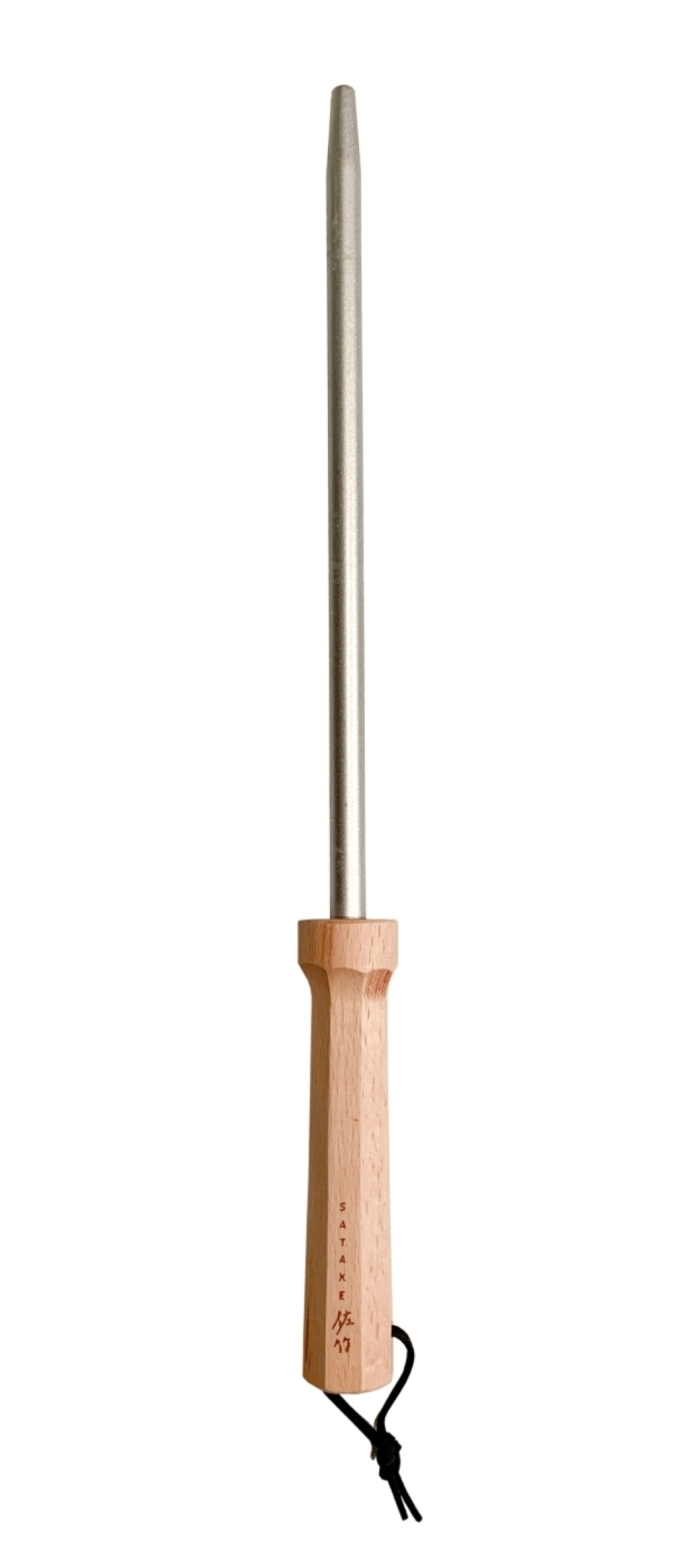 Aiguiseur diamant avec manche en bois, 23 cm - Satake dans le groupe Cuisine / Couteaux de cuisine / Entretien des couteaux / Fusils d’affûtage et pierres à aiguiser l\'adresse The Kitchen Lab (1070-22476)