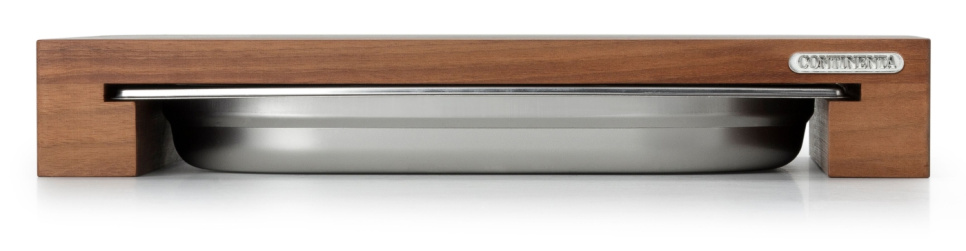 Planche à découper avec 1 tiroir, noyer - Continenta