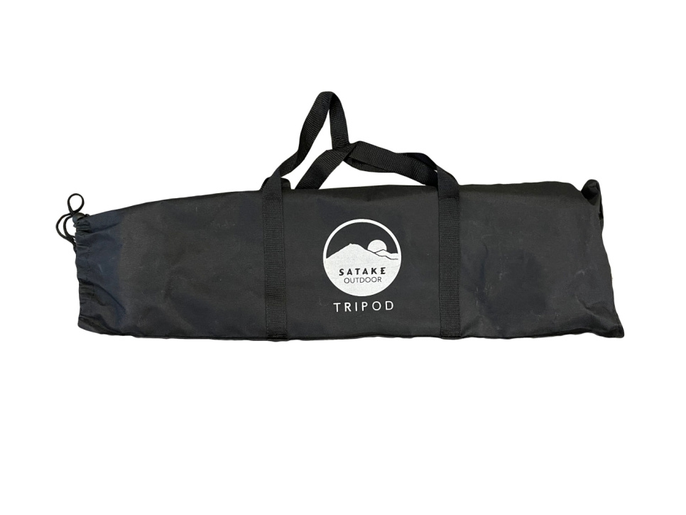 Tri-Pod, 4 chaînes, crochets & sac en toile, XL - Satake