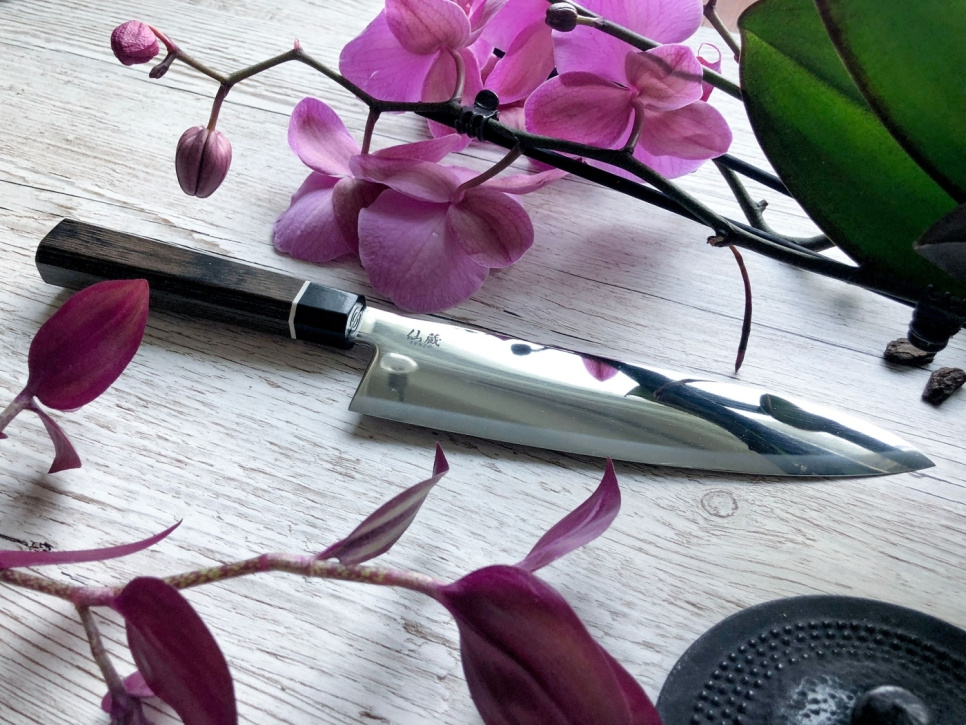 Santoku, 17cm, GinIro - Satake