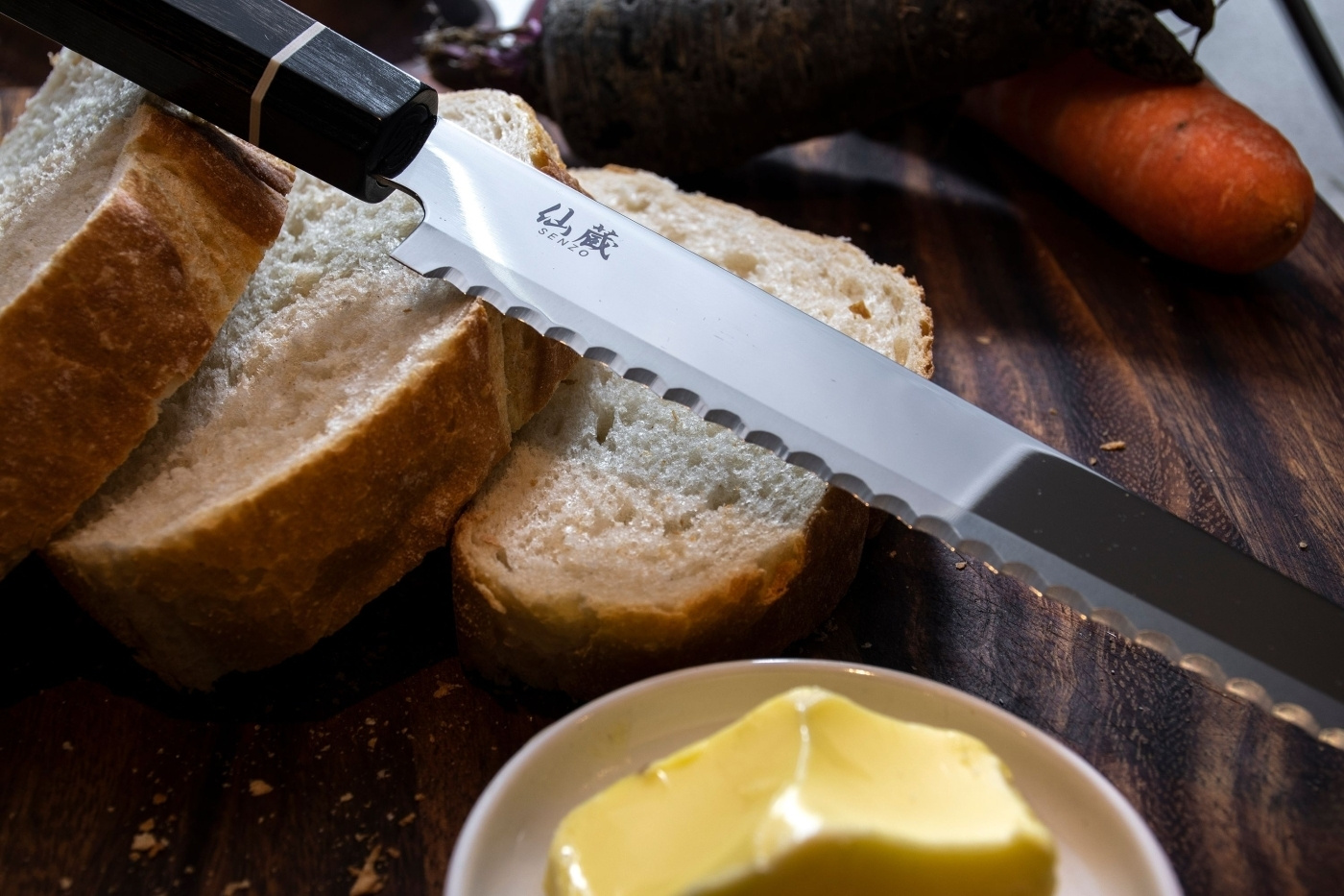 Couteau à pain, 22cm, GinIro - Satake - Acheter en ligne