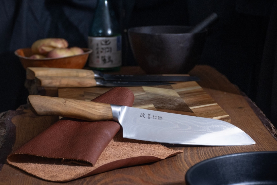 Santoku, 18cm, Kaizen - Satake