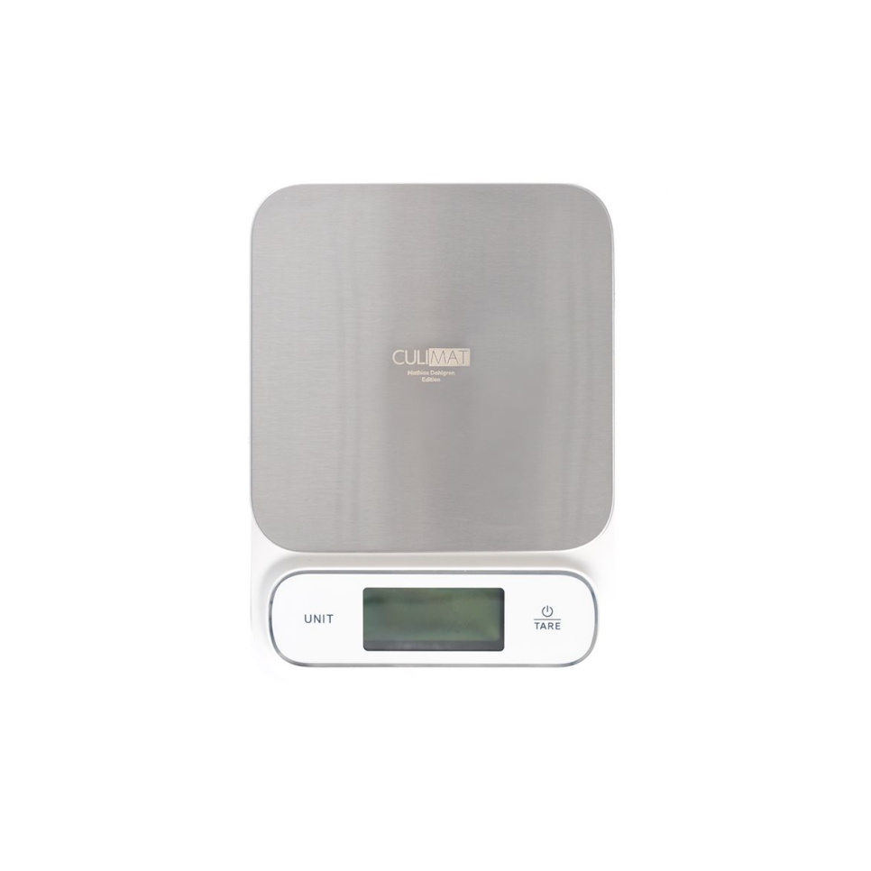Balance de cuisine numérique, 0.5gr - 5kg, Mathias Dahlgren - Culimat dans le groupe Cuisine / Jauges et verres doseurs / Balances de cuisine l\'adresse The Kitchen Lab (1070-29091)
